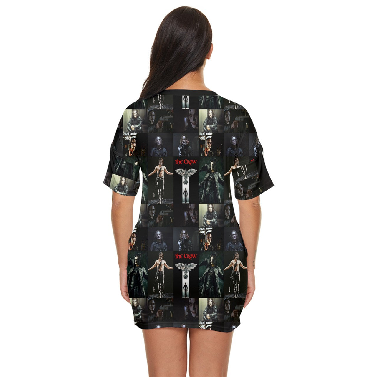 The crow T-Shirt Dress "pockets"