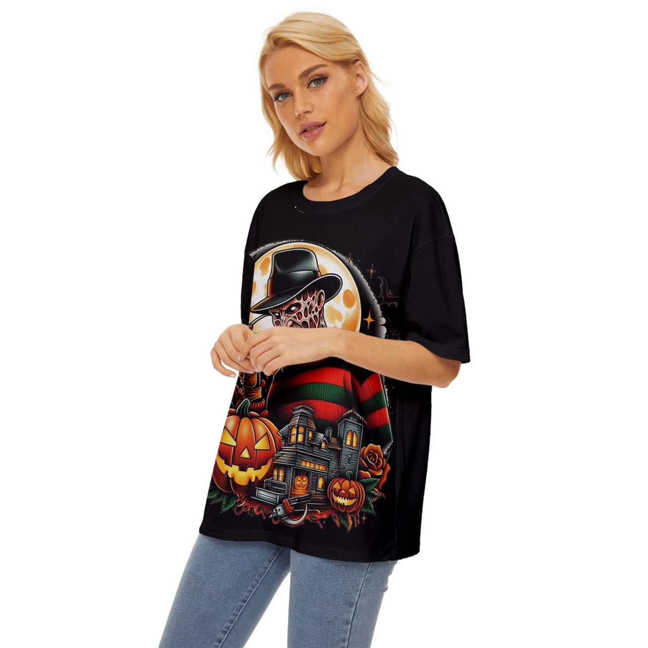 Freddy Halloween Oversized T-Shirt