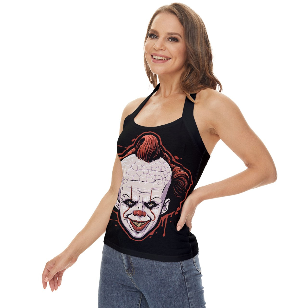 Pennywise face Halter Top