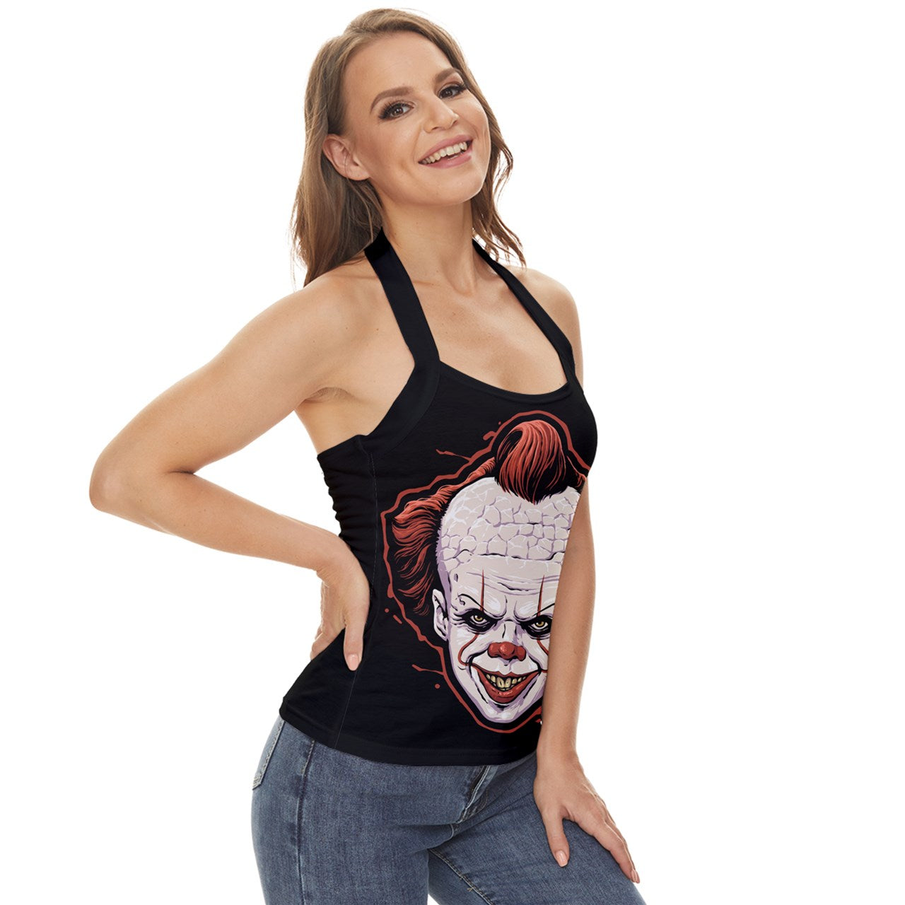 Pennywise face Halter Top