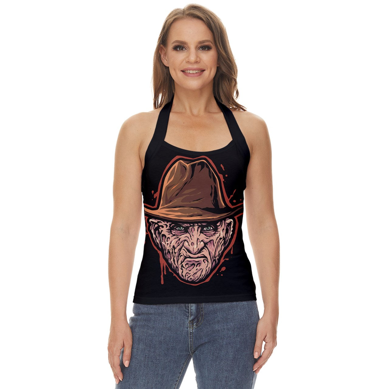 Freddy Face Halter Top