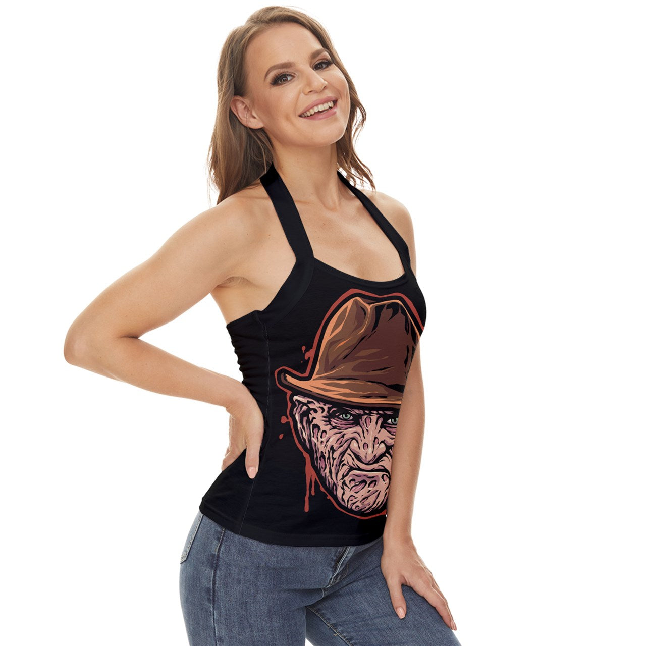 Freddy Face Halter Top