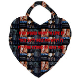 Thirteen collage Giant Heart Shaped Tote