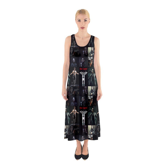 The crow Sleeveless Maxi Dress