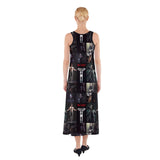 The crow Sleeveless Maxi Dress