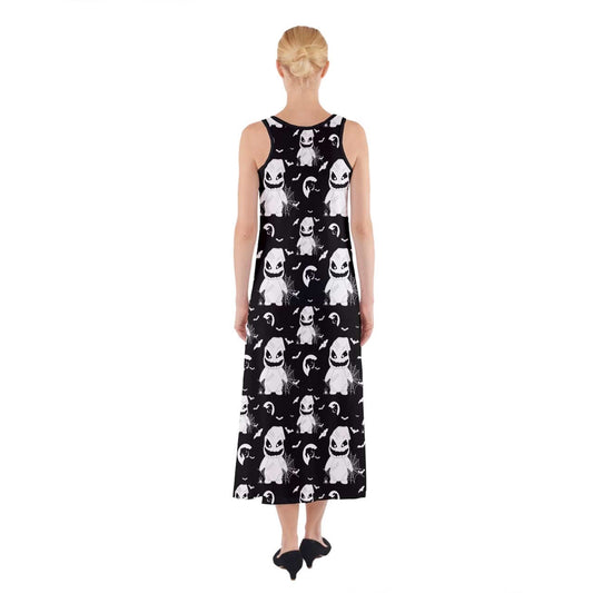 Oogie Boogie NBM b&w Sleeveless Maxi Dress