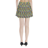 Deadly Nightshade NBC Pleated Mini Skirt