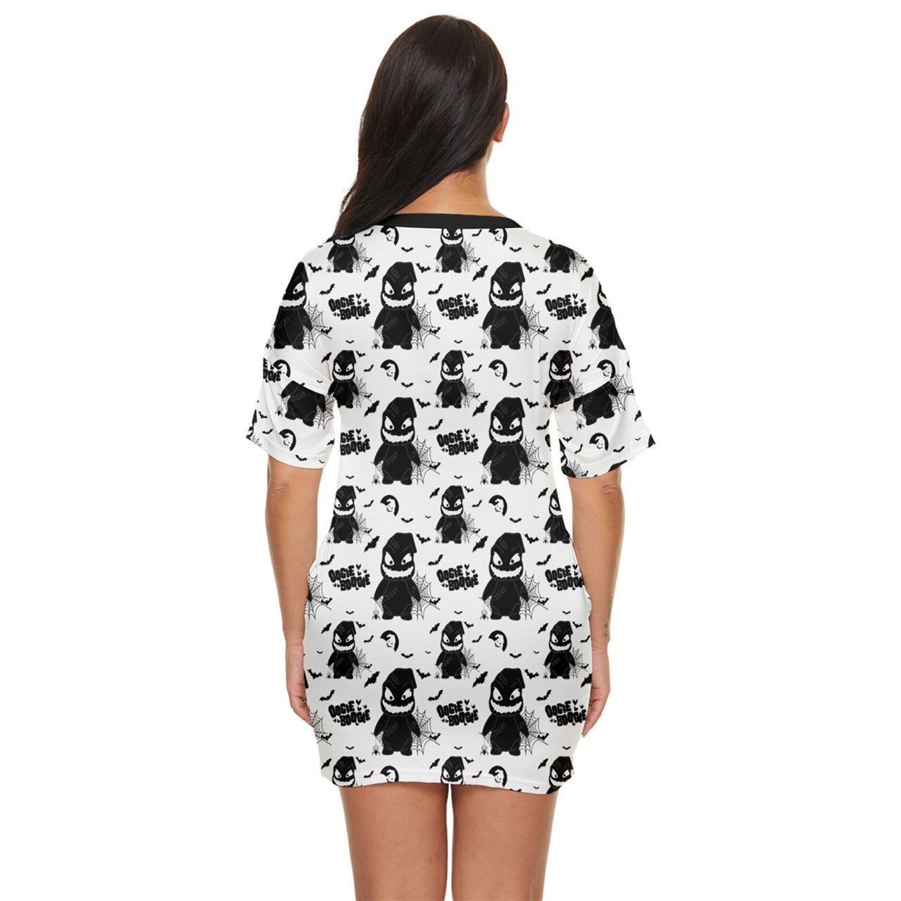 Oogie Boogie W&B T-Shirt Dress "Pockets"