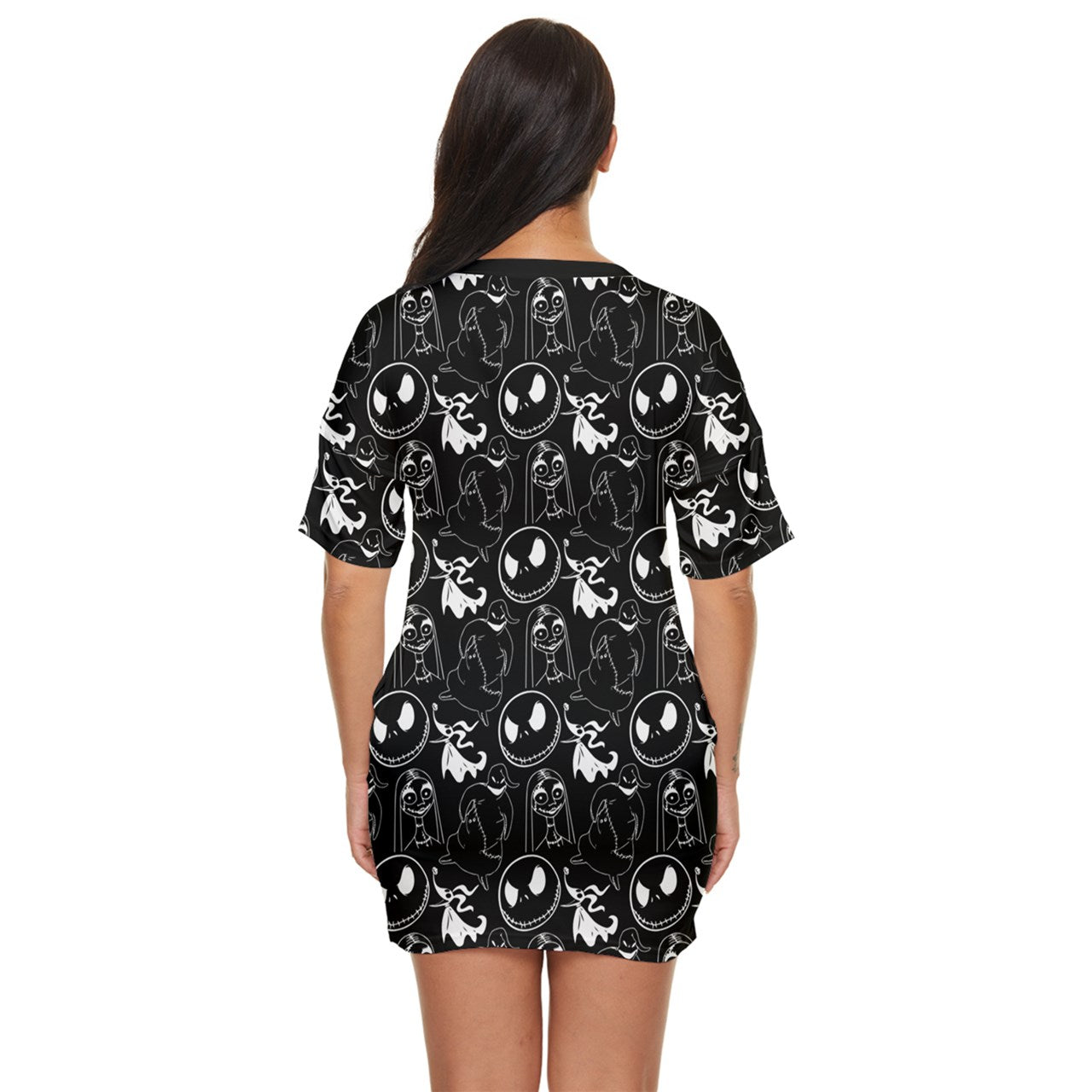 NBC B&w T-shirt Dress "Pockets"