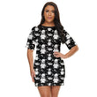 Oogie Boogie B&W T-Shirt Dress