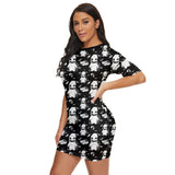 Oogie Boogie B&W T-Shirt Dress