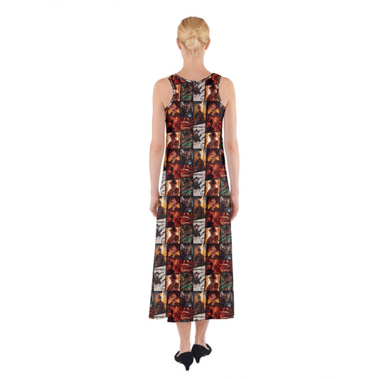 Freddy Collage Sleeveless Maxi Dress