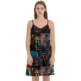 Terrifier Collage Mini Cami Dress With Pockets