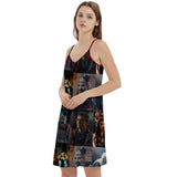 Terrifier Collage Mini Cami Dress With Pockets