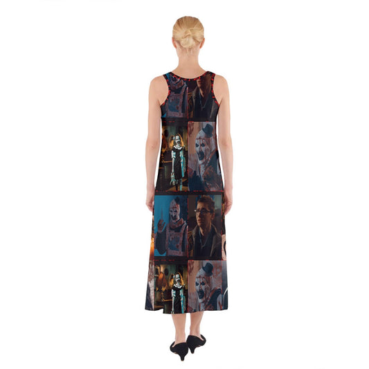 Teriffier collage Sleeveless Maxi Dress