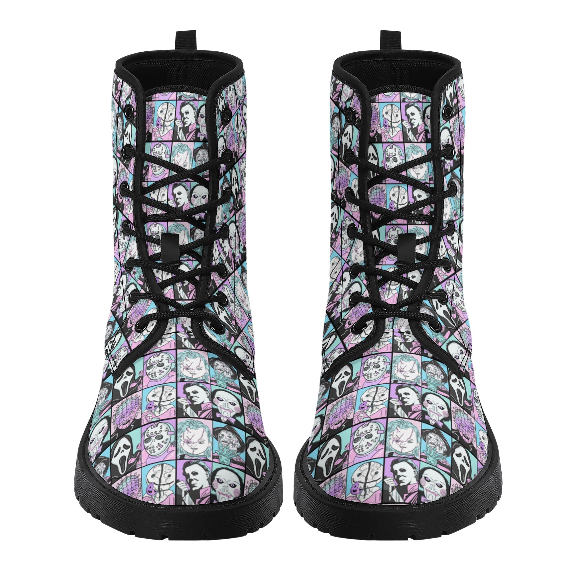 Pastel Horror Leather Boots spookydoll