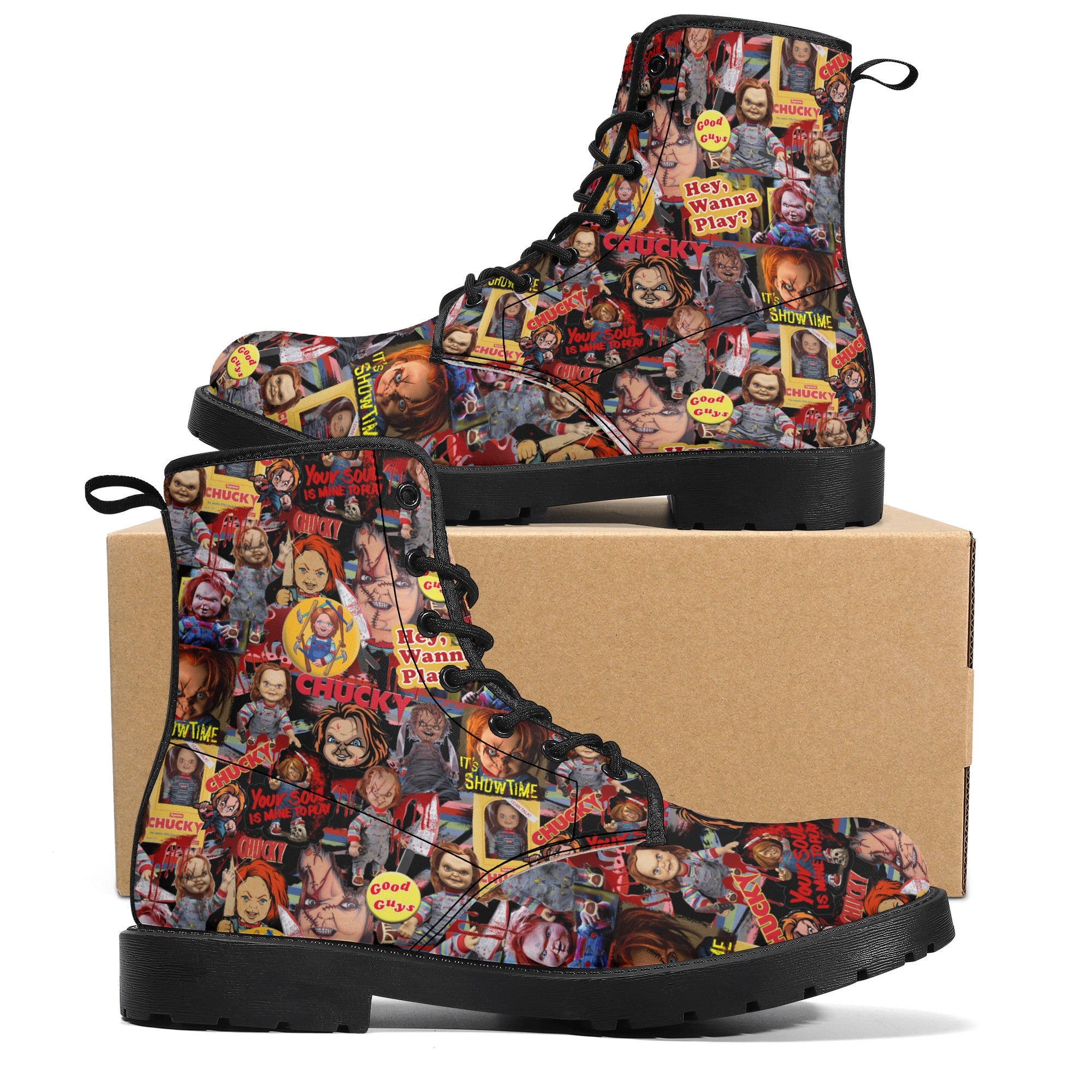 Chucky Wanna PLay Leather Boots spookydoll