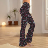 Donnie Darko Red Tummy control flare leggings