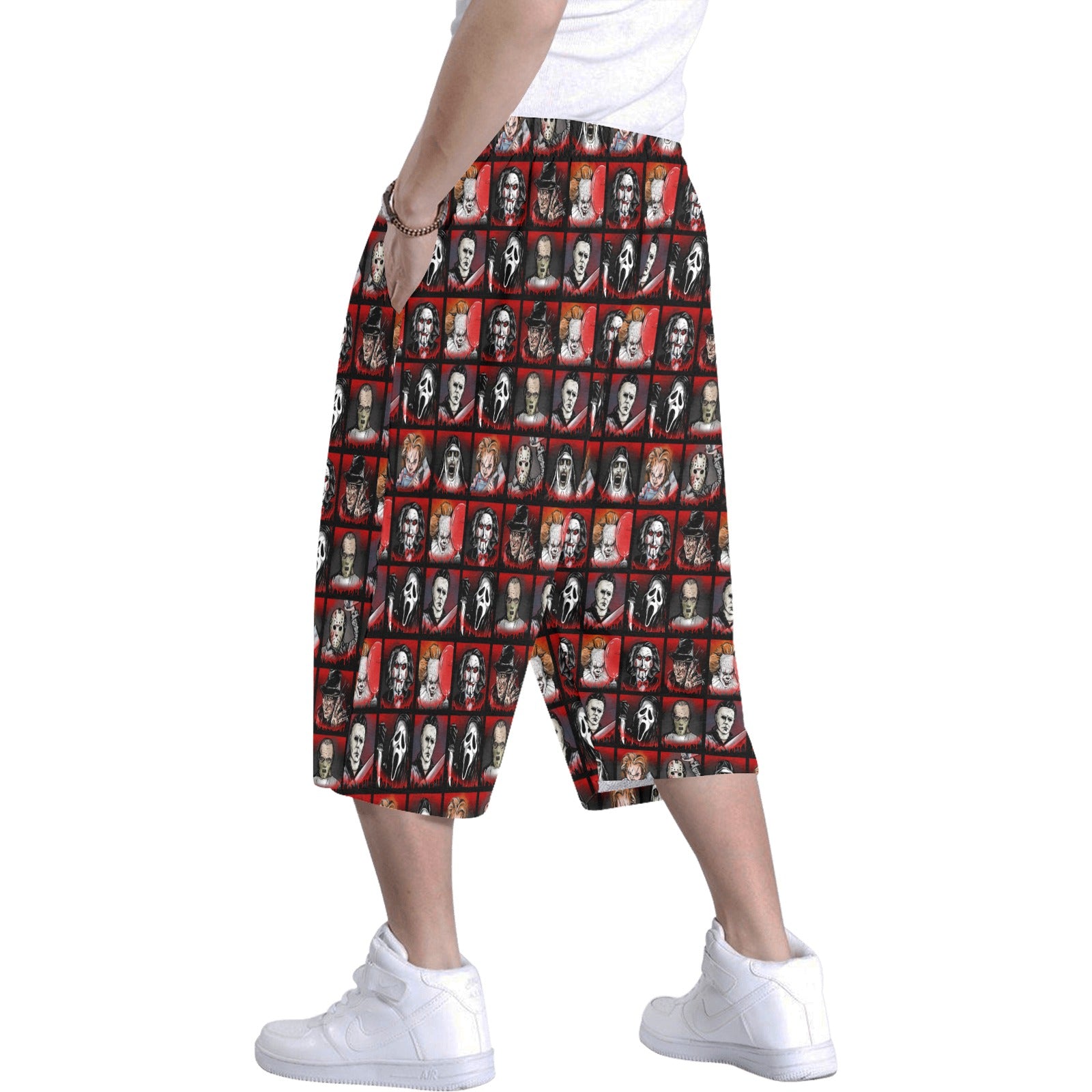 Horror Buddies baggy shorts