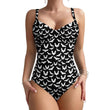 Customizable Full Print One-Piece Swimsuit Push-Up Adjustable Strap Swimwear