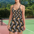 Spooky Pizza Buckle back sport dress