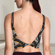 spooky pzza twist back sport bra