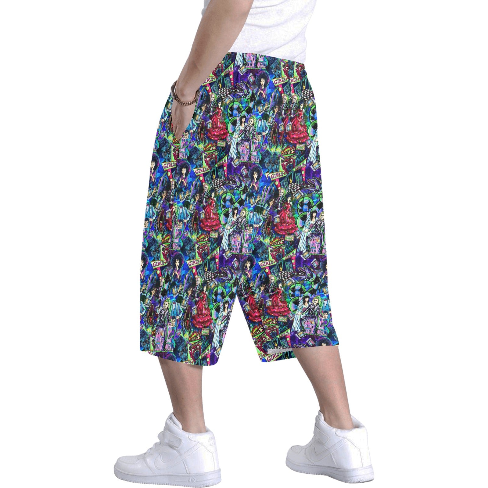 Beetlejuice 2 Baggy Shorts