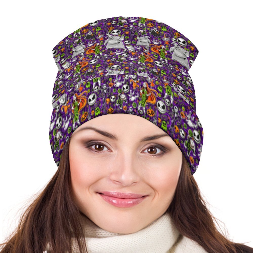 Purple NBC knitted Beanie