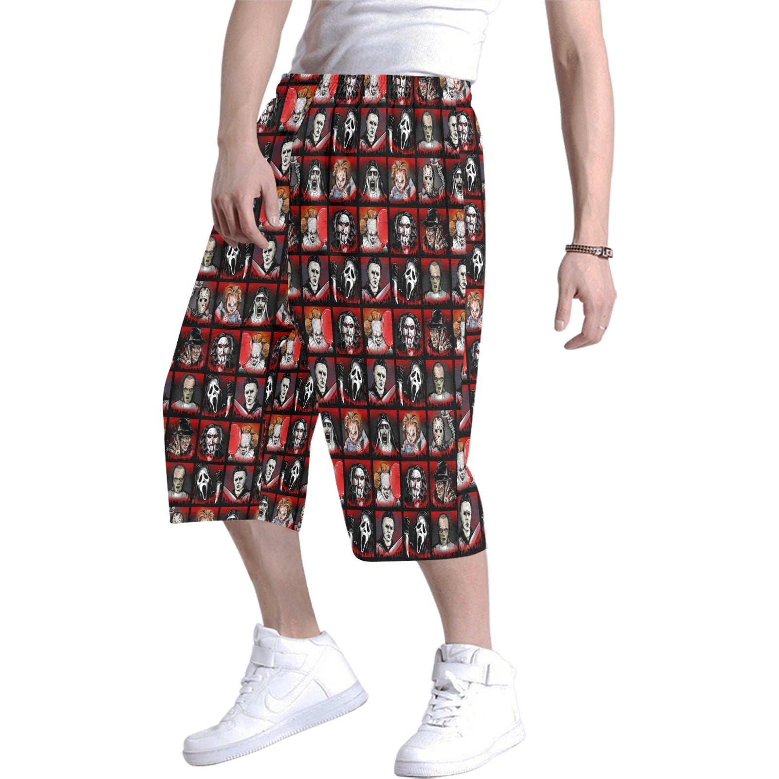 Horror Buddies baggy shorts