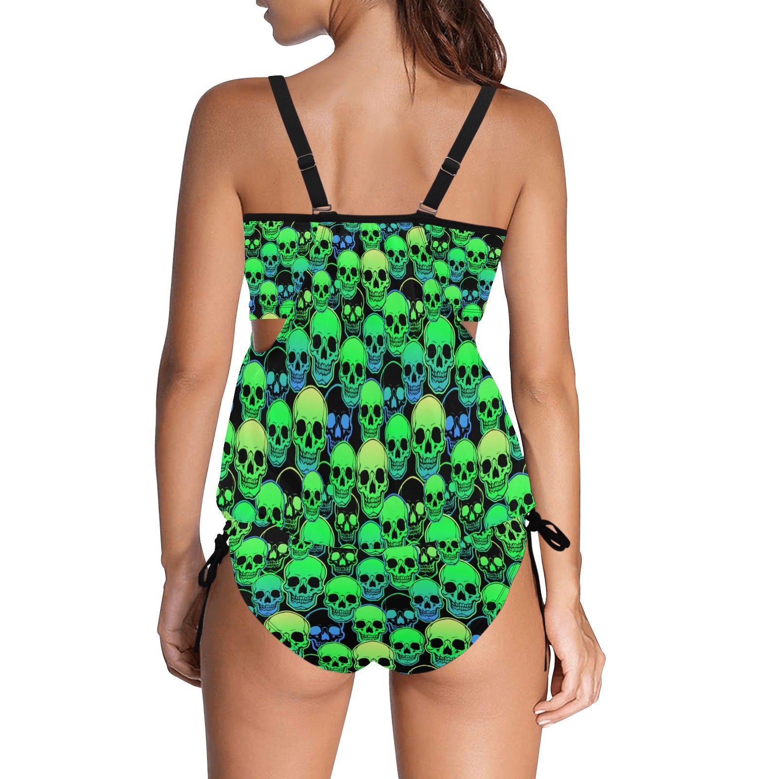 Neon Skellington Tankini