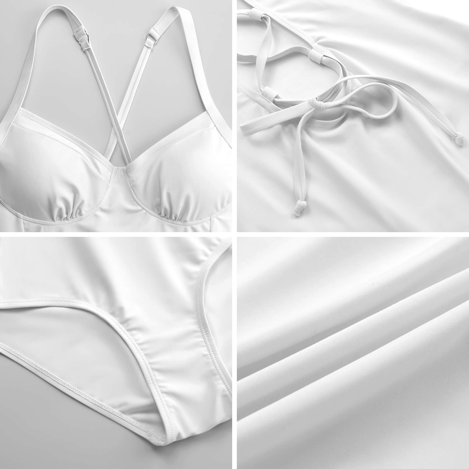 Customizable Full Print One-Piece Swimsuit Push-Up Adjustable Strap Swimwear