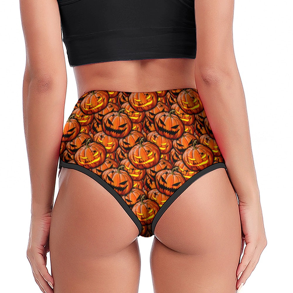 Pumpkin Yoga Booty Shorts