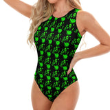 Ghostface Neon Green Tank Bodysuit spookydoll