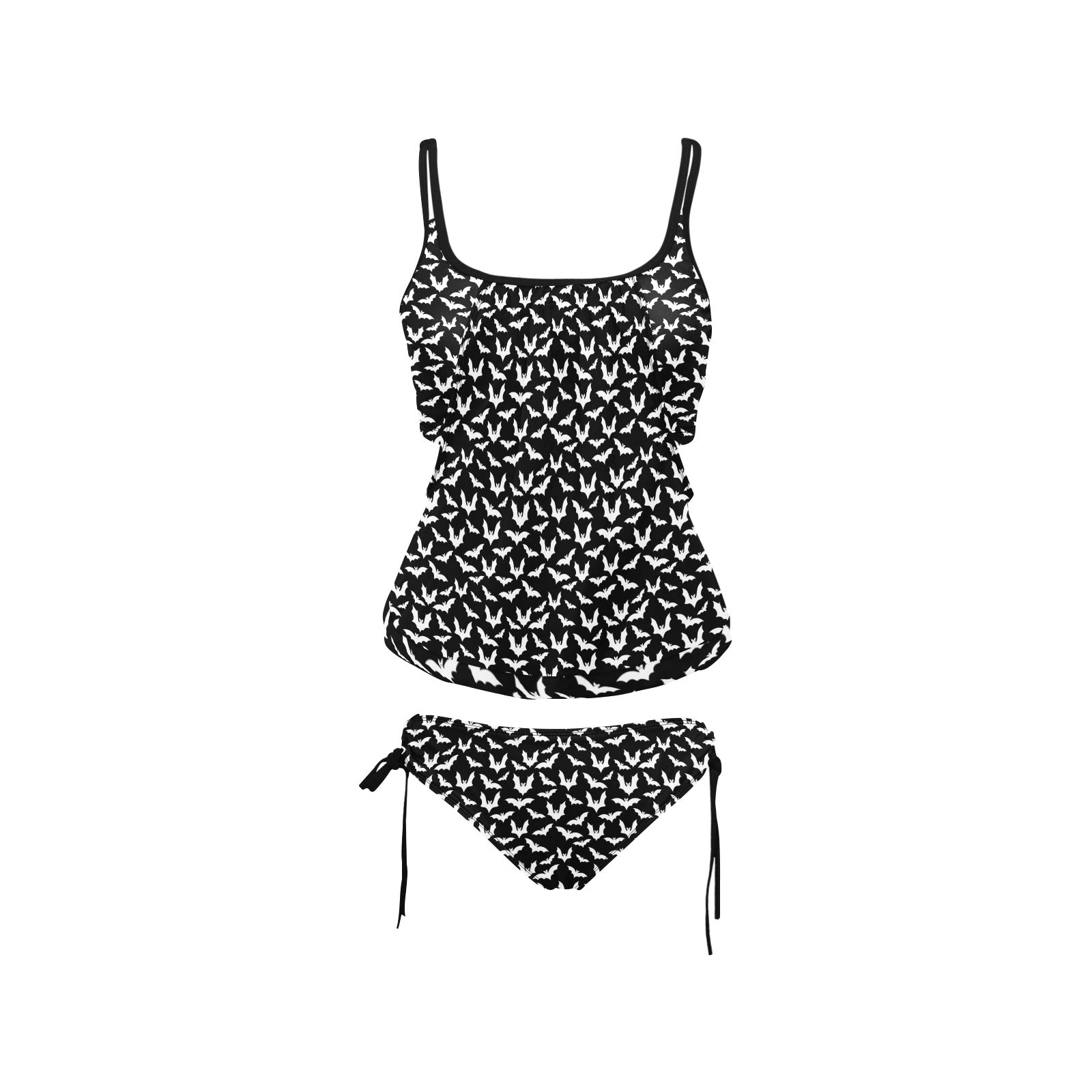 Bat B&w Tankini