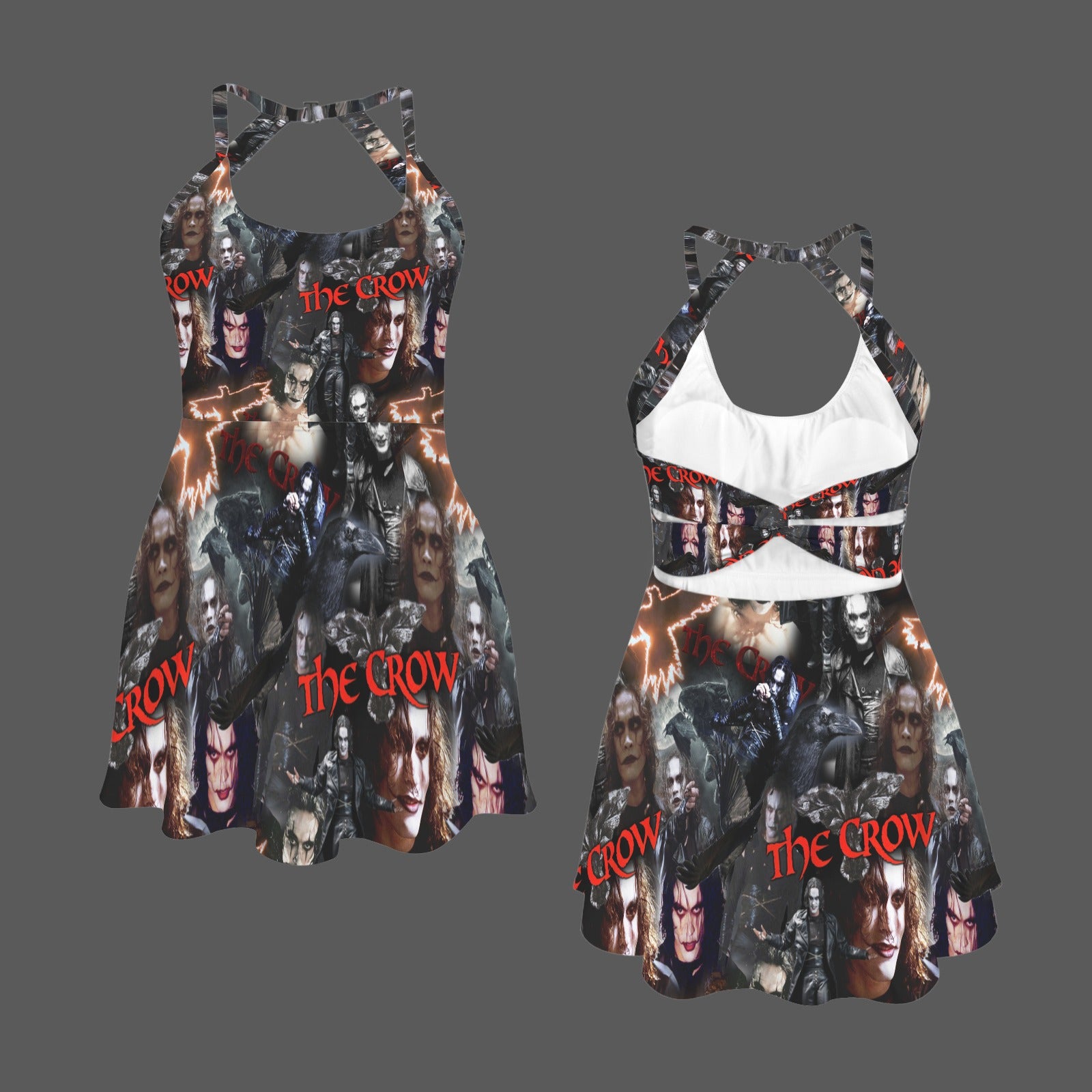 the crow buckle dress