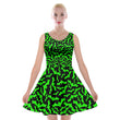 Green Neon Bats Skater Dress Gothdollbymika