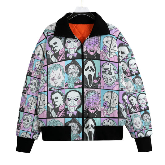 Pastel Horror Knitted Fleece bomber jacket spookydoll