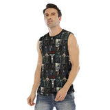 The Crow Collage O-neck Tank Top