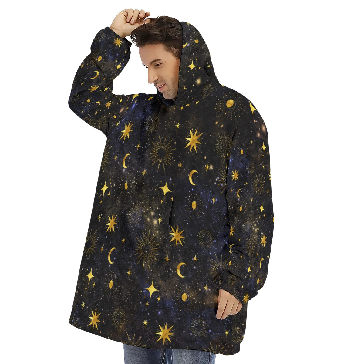 Darksky Sherpa Fleece huggable Hoodie spookydoll