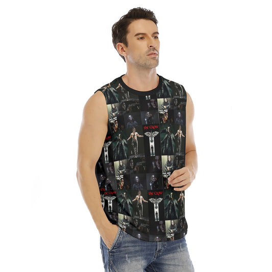 The Crow Collage O-neck Tank Top
