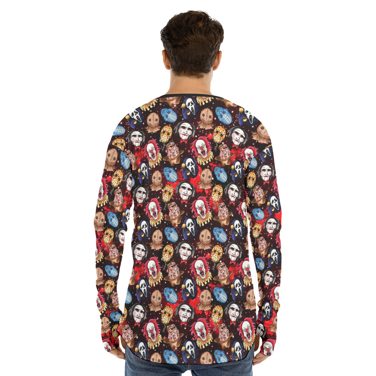 Faces of Horror Long Sleeve T-shirt spookydoll