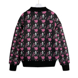 Ghostface Call Me Knitted Fleece bomber jacket spookydoll