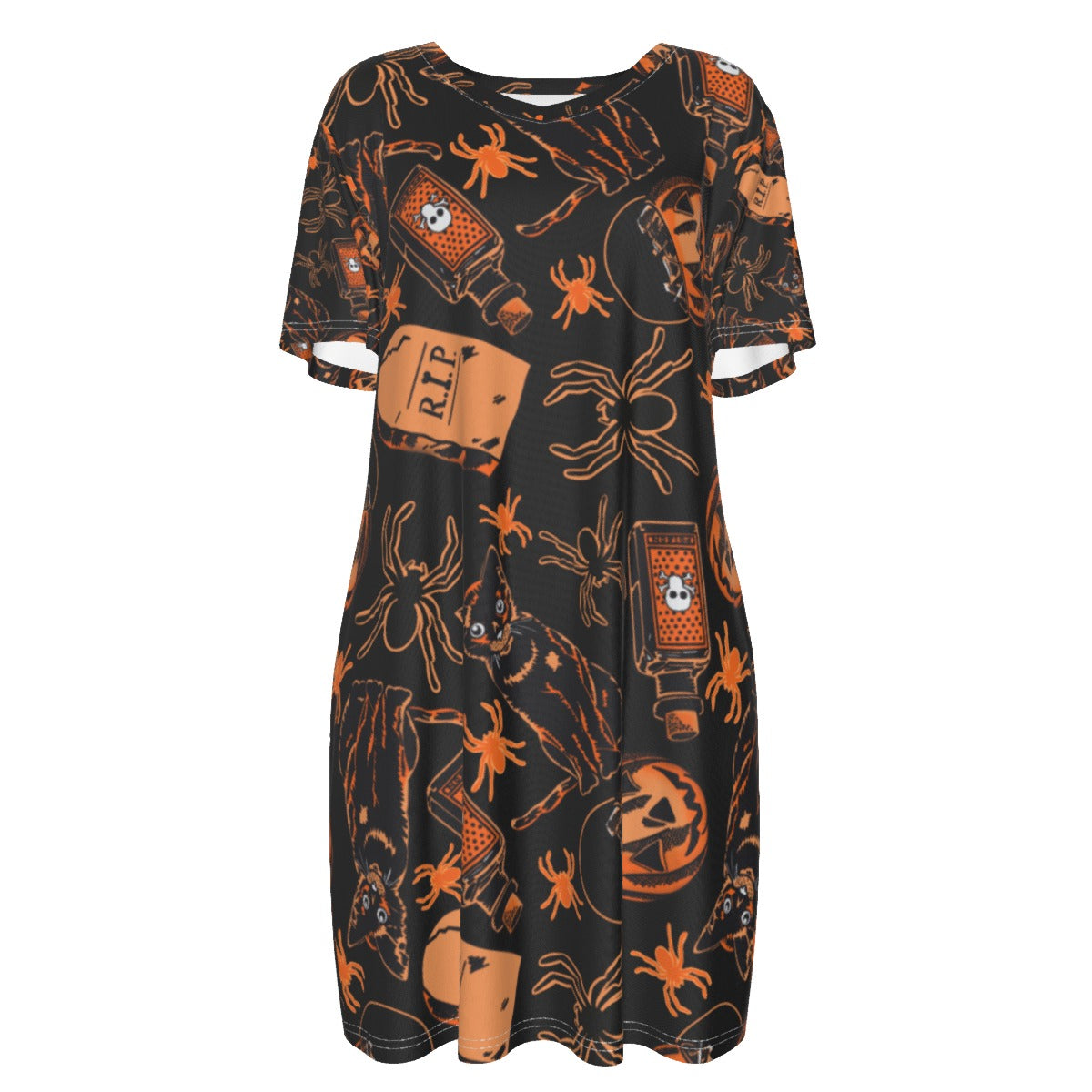 Halloween T-Shirt Dress spookydoll