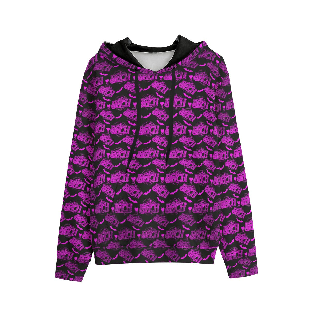Bit*h Purple Unisex Pullover Hoodie | 310GSM Cotton