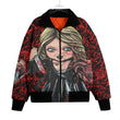 Tiffany + Chucky Fleece Bomber Jacket (updated, TIFFANY IS NOW CENTERD) spookydoll