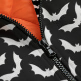 Bat Knitted Fleece Bomber Jacket spookydoll