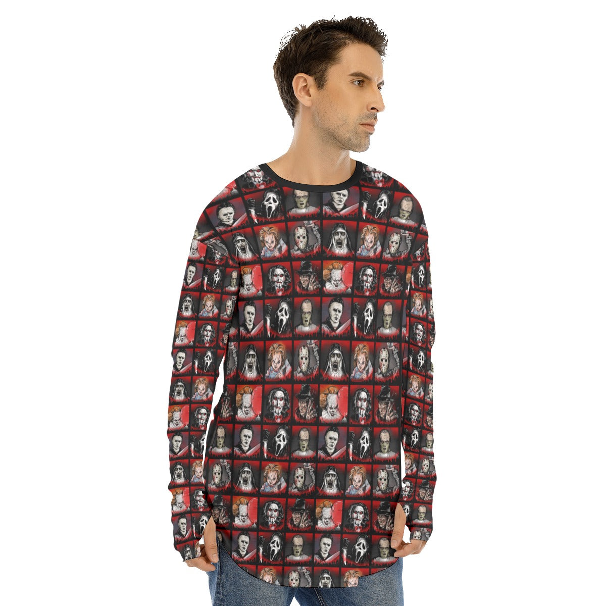 Horror Buddies Long Sleeve T-shirt spookydoll