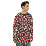 Faces of Horror Long Sleeve T-shirt spookydoll