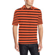 Orange Stripe Polo Shirt EPROLO-POD