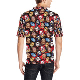 Faces Of Horror Polo Shirt Inkedjoy